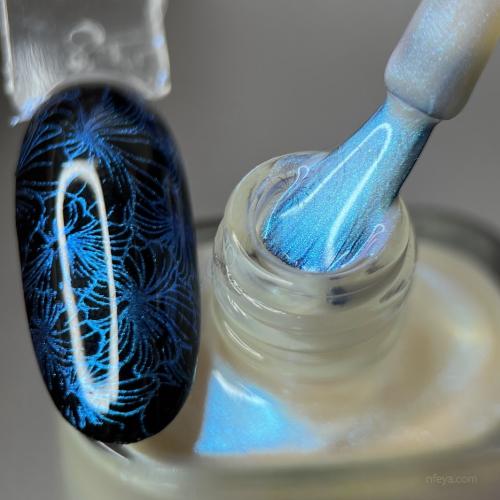 DARK - Stamping Polish  Blue Chameleon #46, 10ml