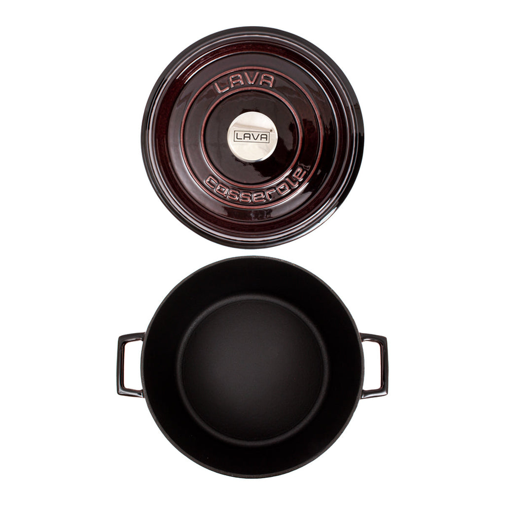 LAVA Premium Round Cast Iron Dutch Oven 28 cm