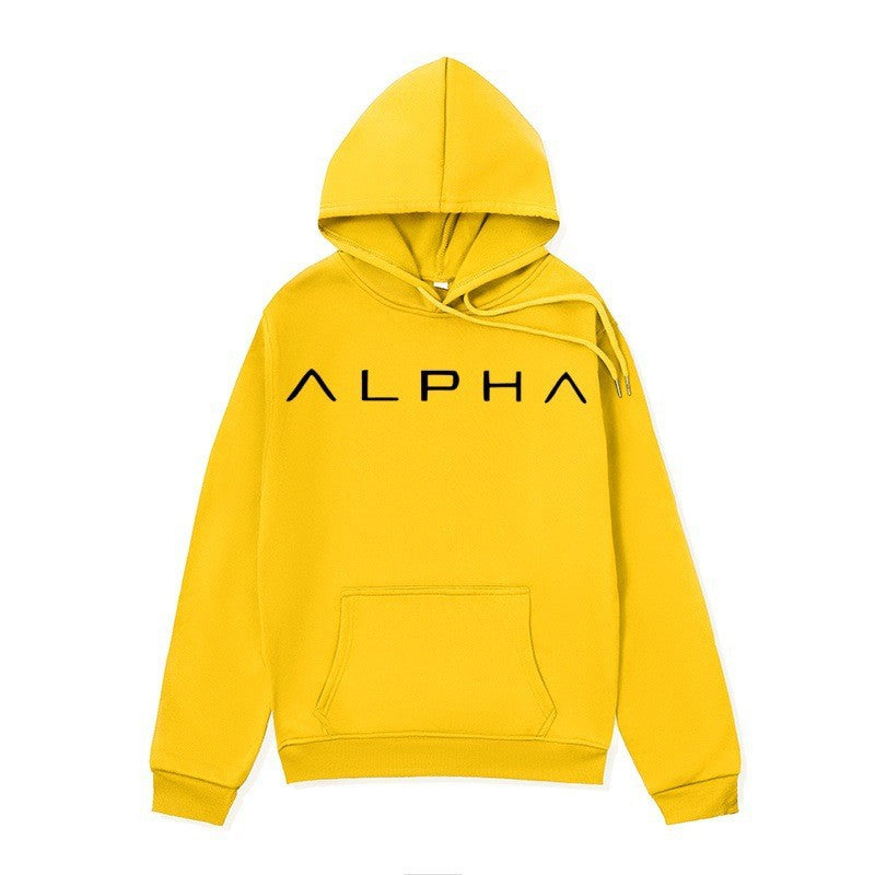 Letter Print Women's Hoodie, Warm Casual Oversized Pullover Top