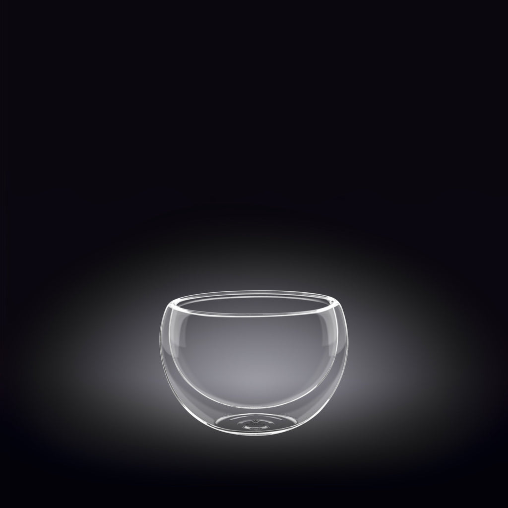 Double-Wall Vacuum Sealed Thermo Glass Bowl 2.7 Fl Oz | 80 Ml