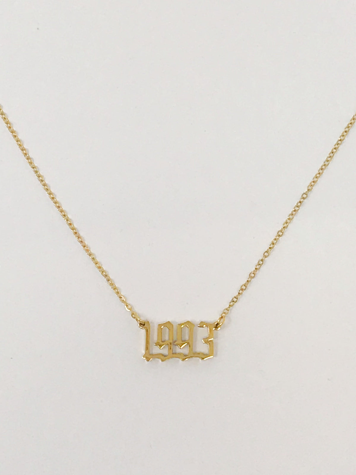 Birth Year Necklace