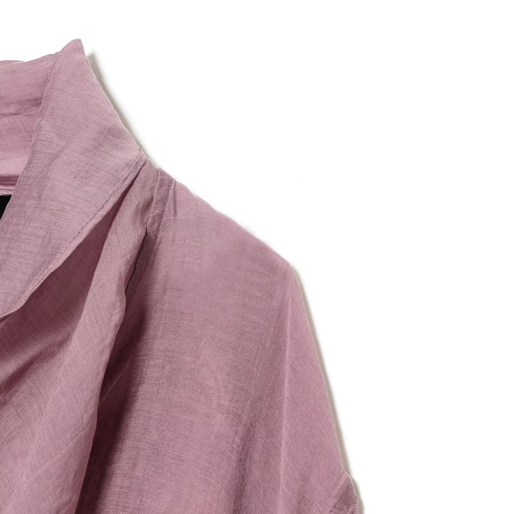 Long sleeved scarf collar asymmetrical women's clothing