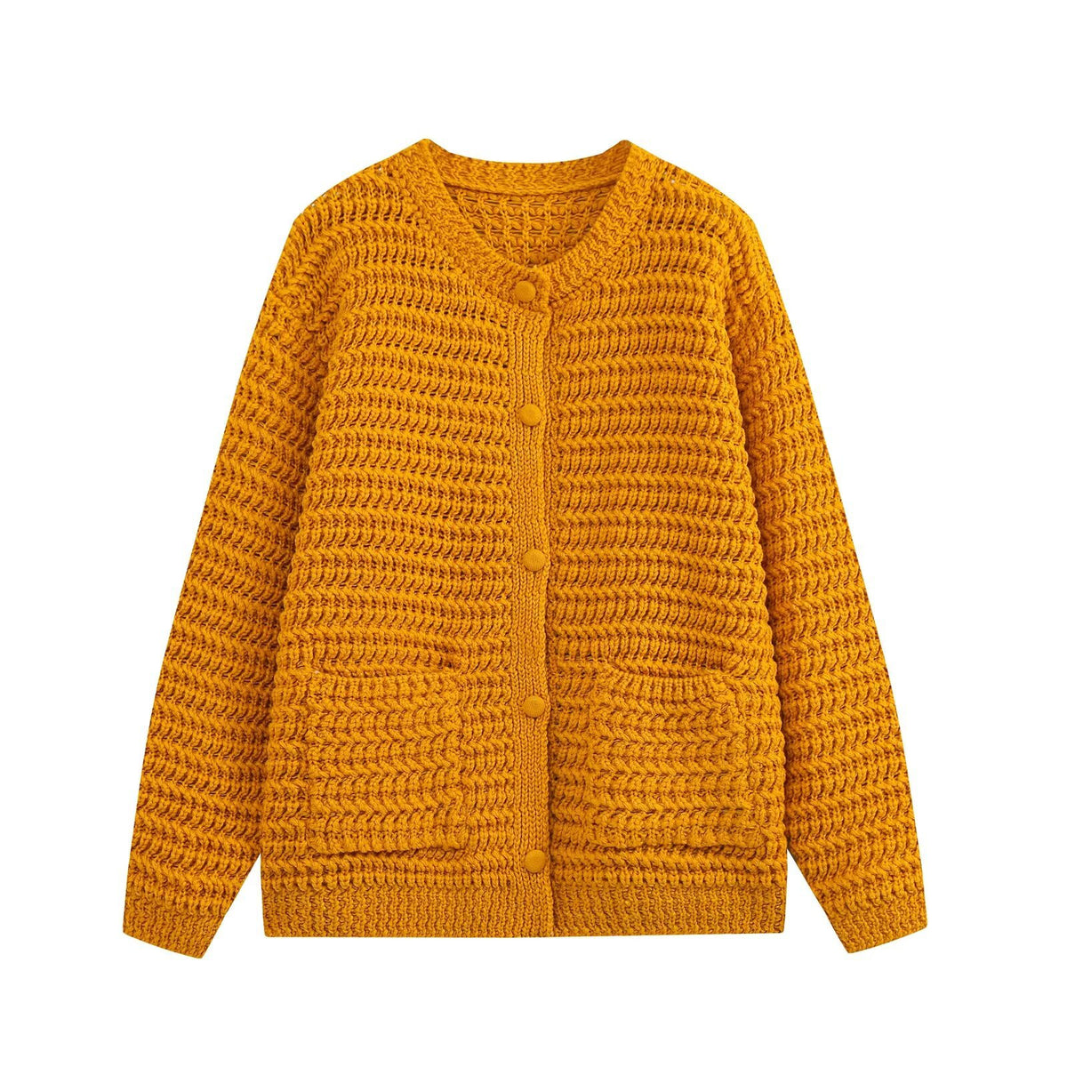 Commuting style loose casual knitted cardigan