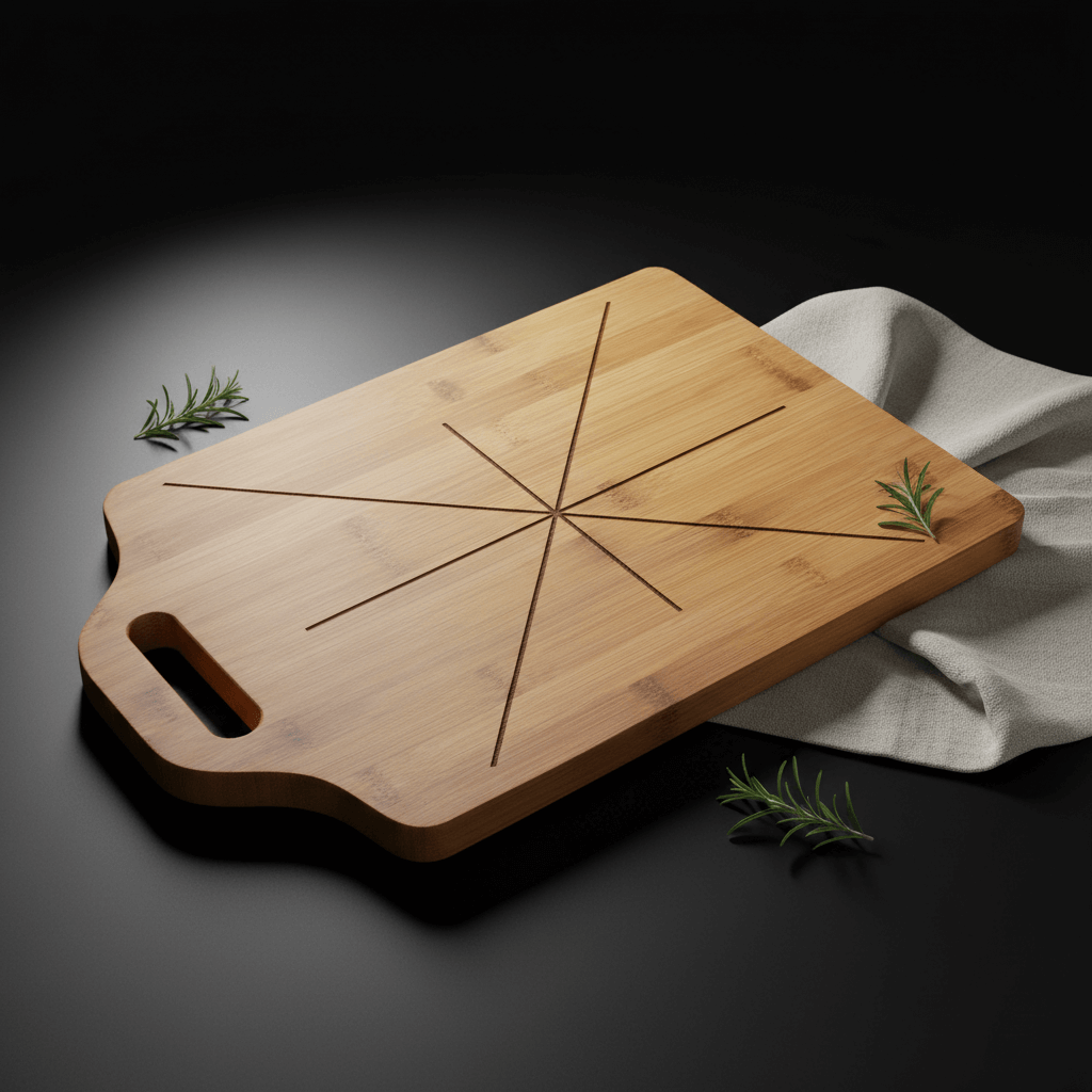 Bamboo cutting board 15 x 10 combines functionality with craftsmanship