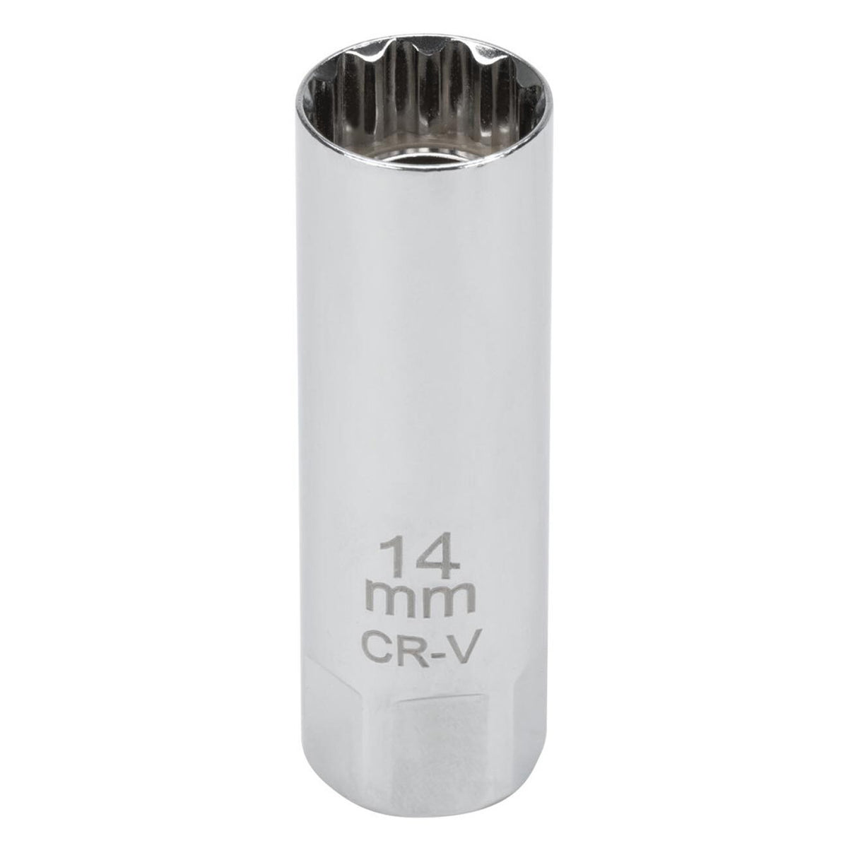 Performance Tool 3/8" Drive 14mm Magnetic 12-Point Spark Plug Socket