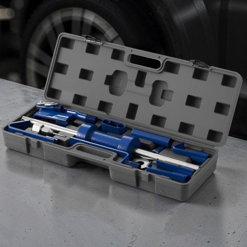 Dent Puller Kit, 13 lbs 14-in-1 Slide Hammer Dent Removal Kit, Heavy-Duty Auto Body Truck Repair Automotive Damage Remover Tool Repair Frame with Carrying Case, Extension Rod, Non-Slip Handle