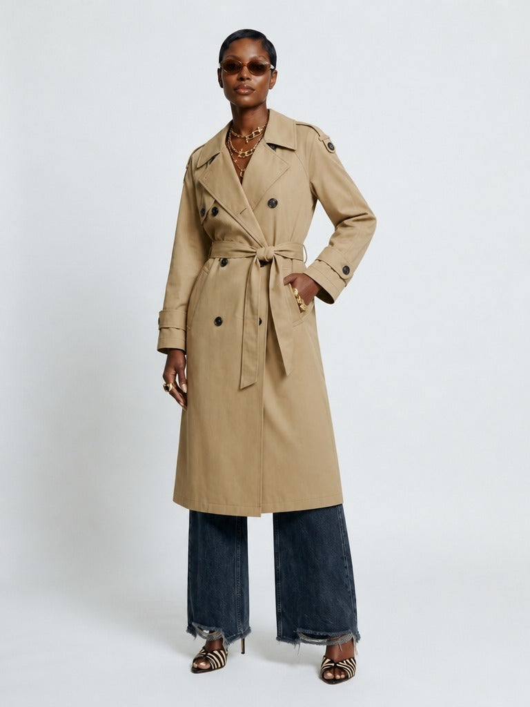 Grounded Oversized Trench Coat
