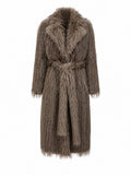Confident Faux Fur Shaggy Coat