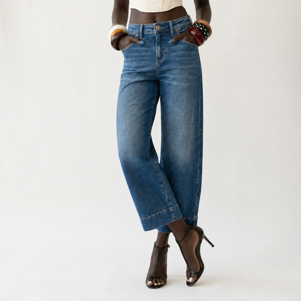 Confident Cropped Denim Jeans