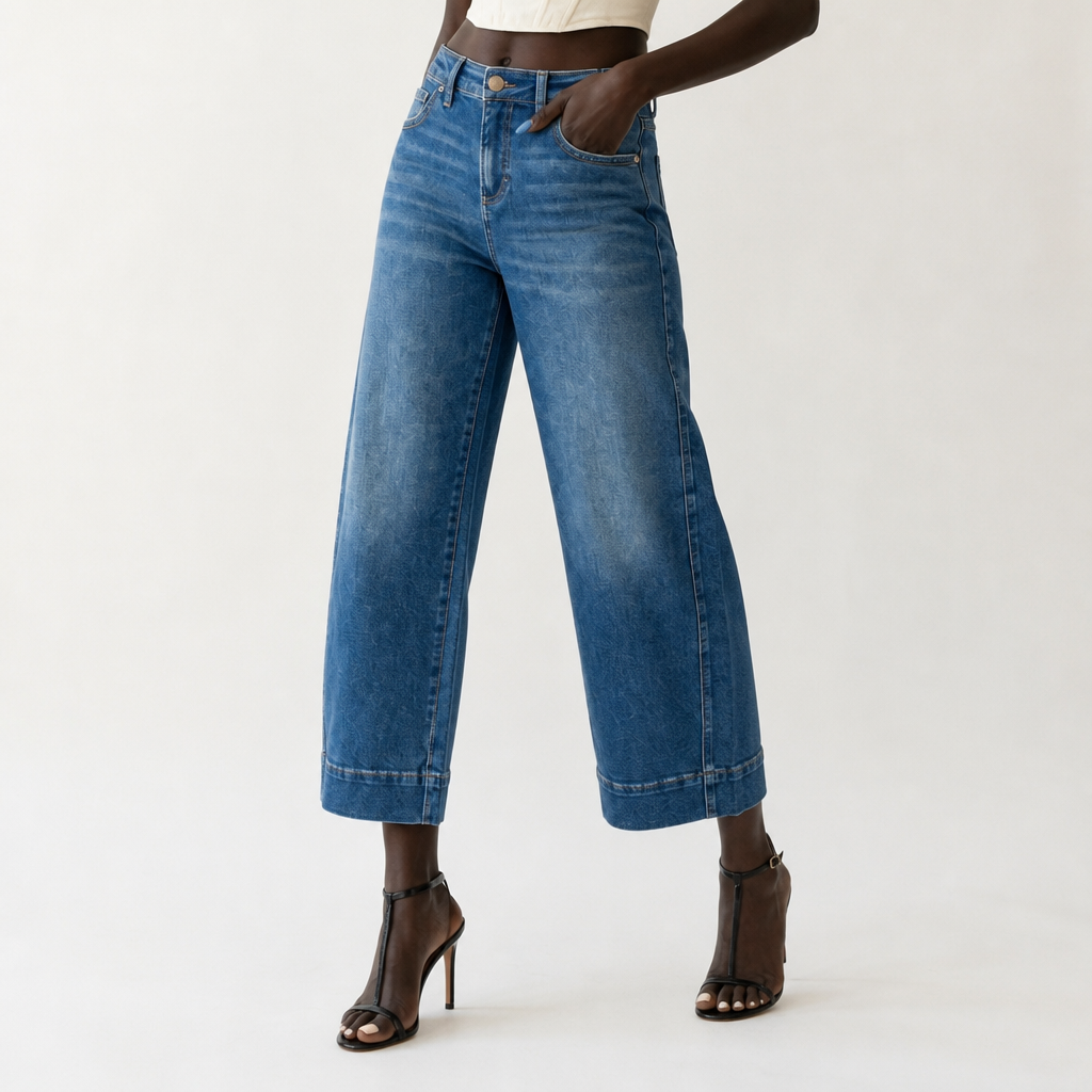 Confident Cropped Denim Jeans