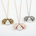 Custom Sunflower Double Letter Necklace – Personalized Women’s Jewelry