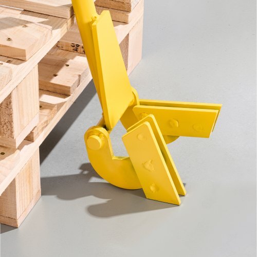 Pallet Buster Tool, 41 Inch Carbon Steel Handle Wrecking Pry Bar, 2000 lbs Weight Capacity, Heavy Duty Deck Board Removal Tool, Breaker Bar for Flooring, Framing, Roofing, Trim, Drywall