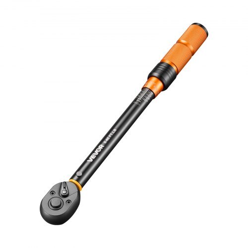 Torque Wrench 3/8-inch Drive Click Torque Wrench Dual Scale Readings, 5-45 lbf-ft / 6.8-61.2 N.m, ?3% High Precision, with Spark Plug Sockets, Bits, Universal Joint, Extension Bar, Storage Case