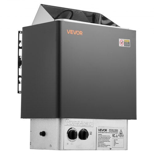 Sauna Heater, 2KW AC 120V Electric Sauna Stove, Dry Steam Bath Saunas Stove with Pre-Drilled Bracket, Fit 52.9 to 88.2 CU.FT Saunas Rooms, Steam Bath Stoves for Home, Commercial, Leisure Venues