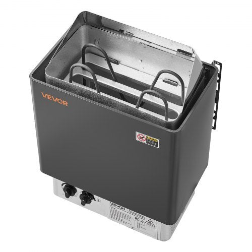 Sauna Heater, 2KW AC 120V Electric Sauna Stove, Dry Steam Bath Saunas Stove with Pre-Drilled Bracket, Fit 52.9 to 88.2 CU.FT Saunas Rooms, Steam Bath Stoves for Home, Commercial, Leisure Venues
