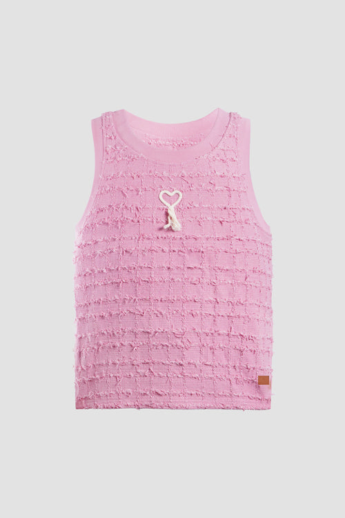 Distressed Heart Tank Top