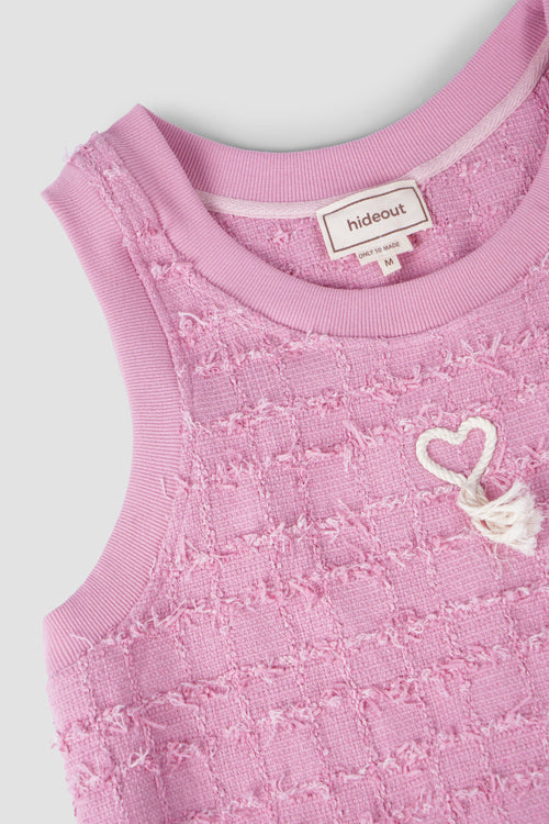 Distressed Heart Tank Top