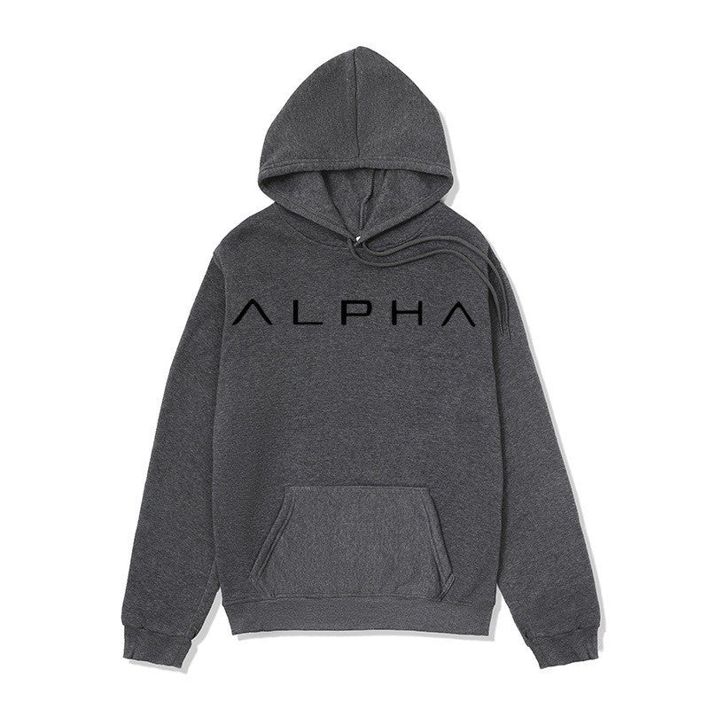 Letter Print Women's Hoodie, Warm Casual Oversized Pullover Top