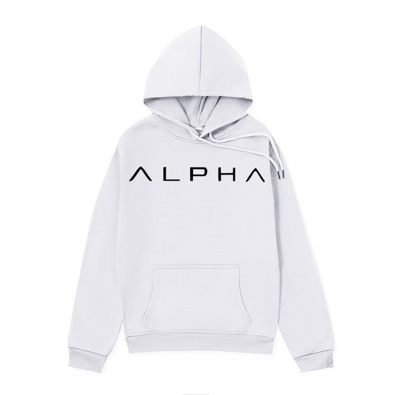 Letter Print Women's Hoodie, Warm Casual Oversized Pullover Top