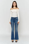 High Rise Bootcut Jeans
