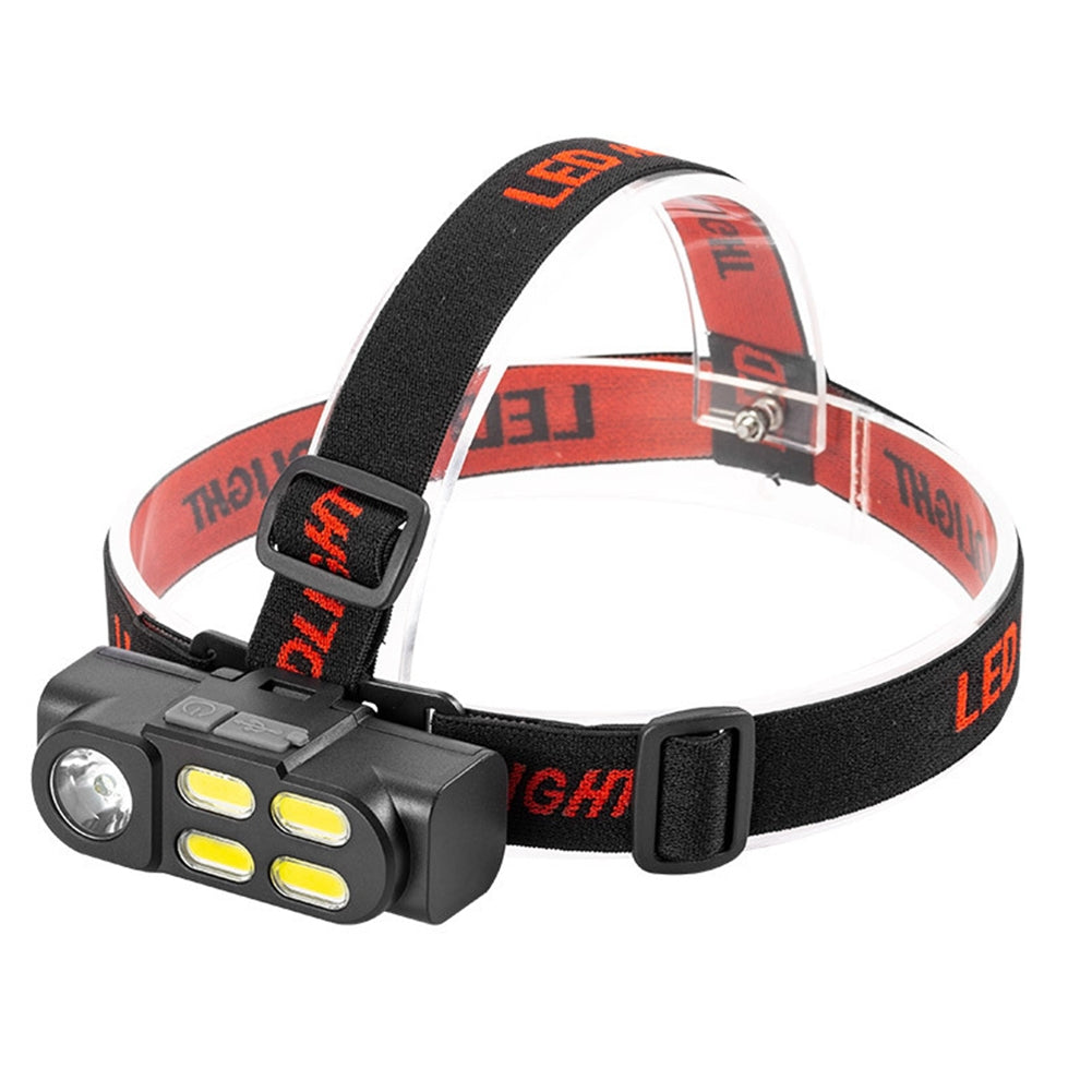 Multi-function Mini Led Headlamp Rechargeable Waterproof Cob Headlight Outdoor Night Fishing Light KX211