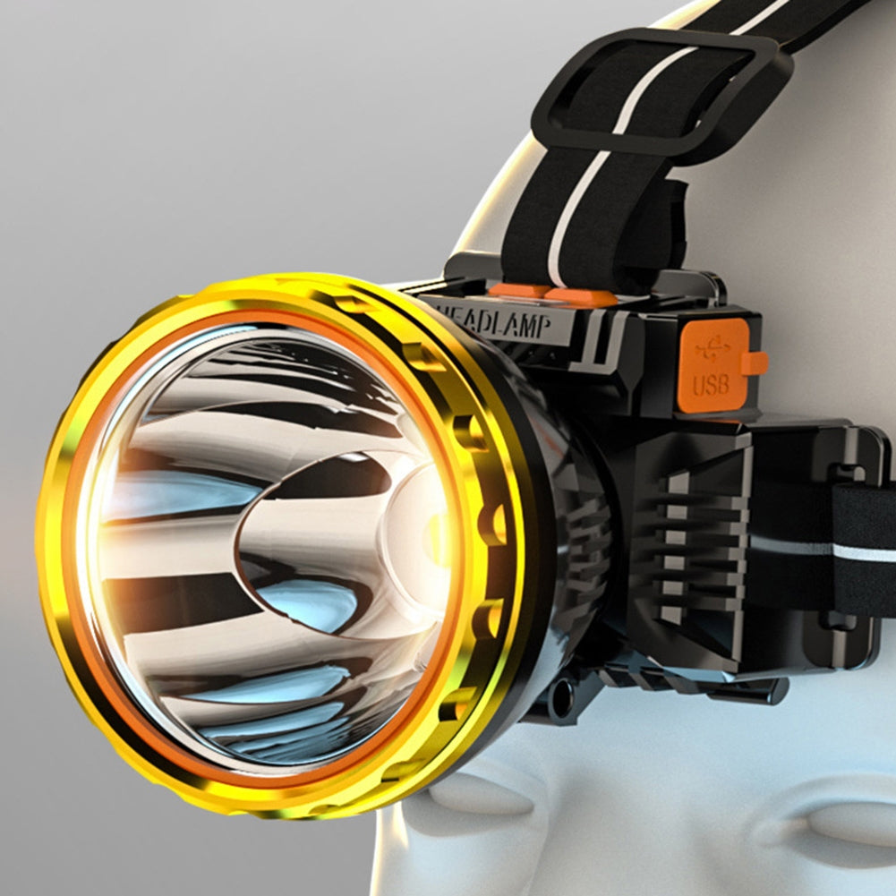 30w Led Headlights High Brightness Strong Light USB Rechargeable Outdoor IPX4 Waterproof Head Lamp Camping Equipment white light