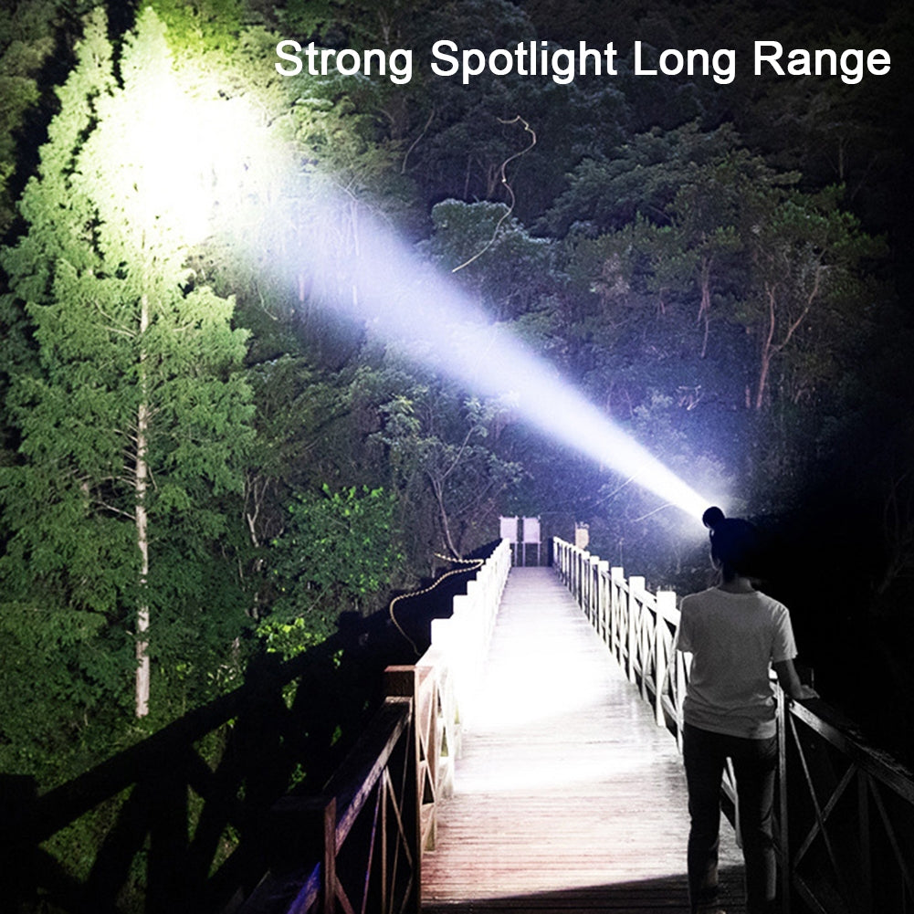 30w Led Headlights High Brightness Strong Light USB Rechargeable Outdoor IPX4 Waterproof Head Lamp Camping Equipment white light