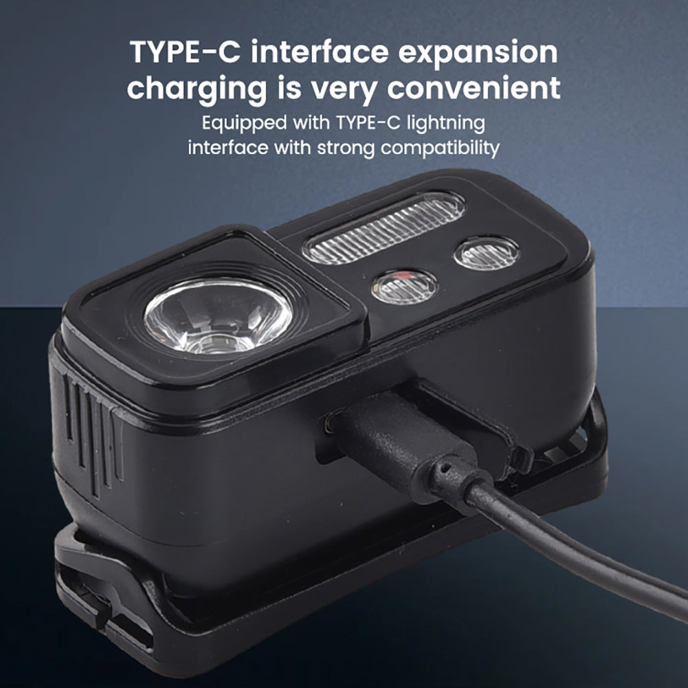 LED Outdoor Headlight Dual Light Source Torch Lamp With Inductive Switch 30-angle Free Adjustment High Lumens Flashlight For Home Outdoor Camping Fishing WH0168 headlight