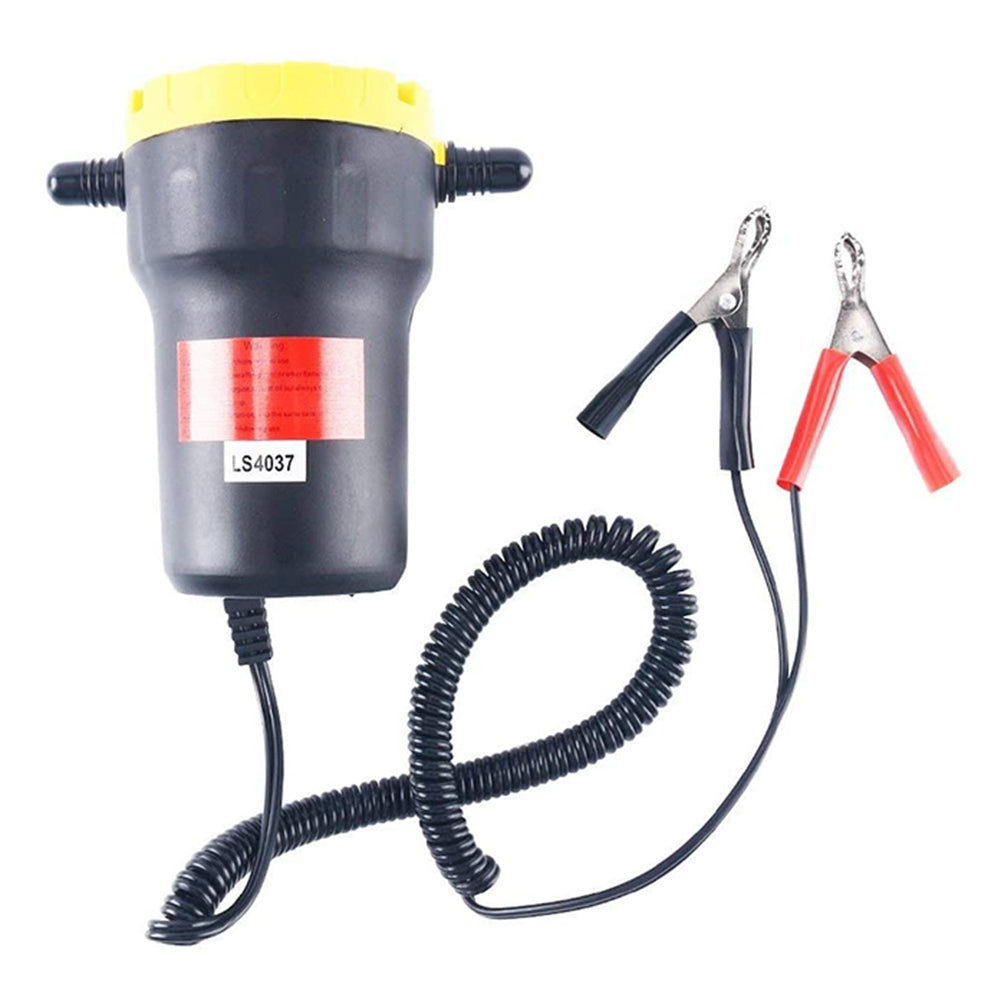 12v 24v Oil Change Pump Extractor Electric Self-priming Fuel Pump Built-in Bypass Valve Filter For Truck Rv Boat 12v