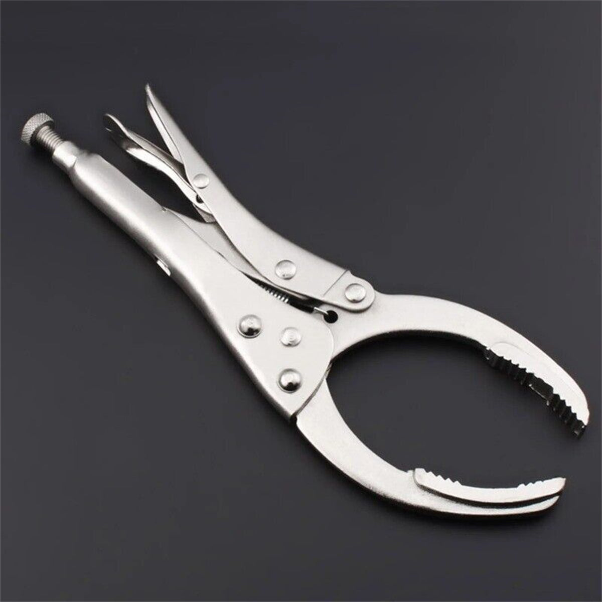 Oil Filter Pliers Adjustable Oil Filter Wrench With Anti-friction Handle Non-slip Jaw High Hardness And Strong Torque Oil Filter Wrenches Remover Tool clamp type oil grid wrench