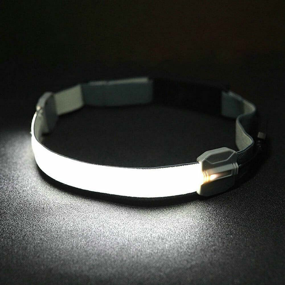 Mini Portable Led Headlight 350 Lumens Usb Charging Outdoor Running Fishing Head Torch Headlamp black