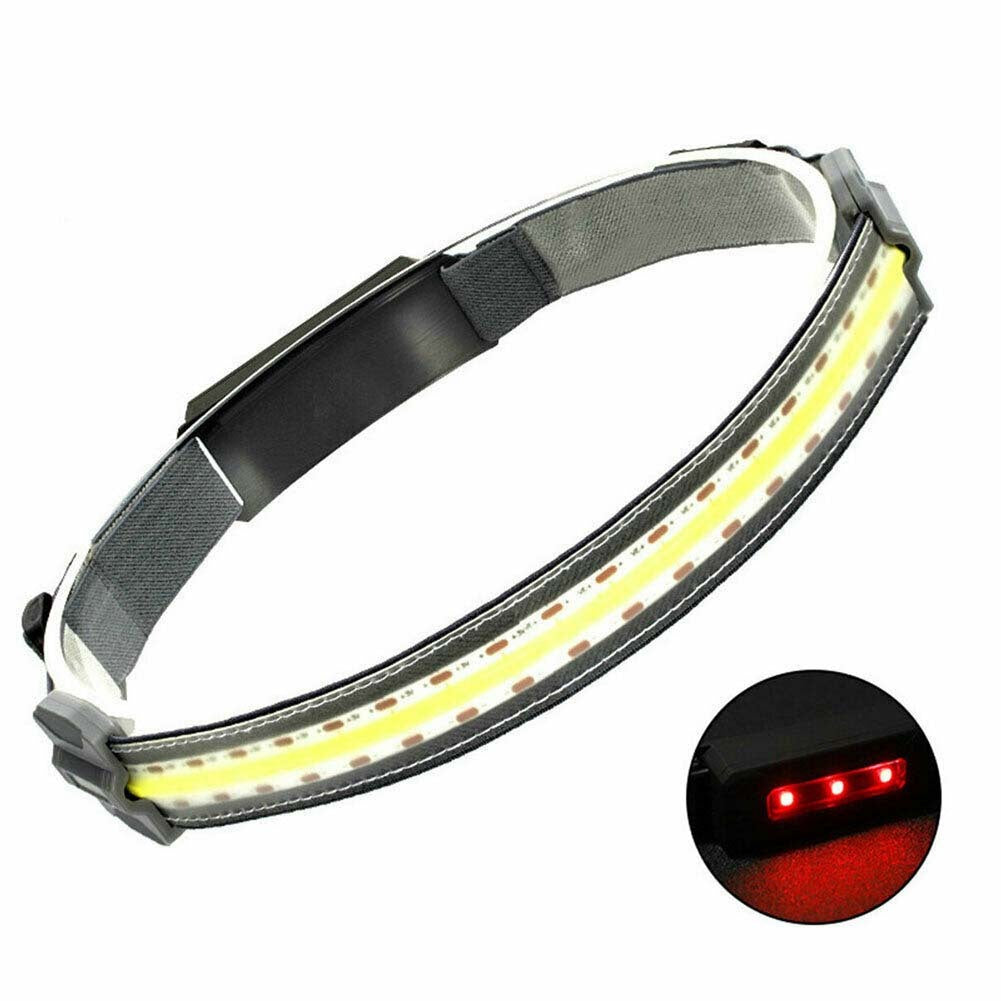 Mini Portable Led Headlight 350 Lumens Usb Charging Outdoor Running Fishing Head Torch Headlamp black