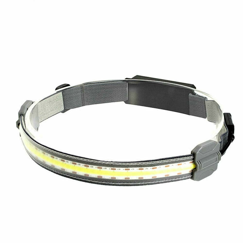 Mini Portable Led Headlight 350 Lumens Usb Charging Outdoor Running Fishing Head Torch Headlamp black