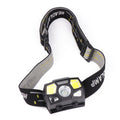 Headlamp USB Rechargeable Super Bright Motion Sensor Head Lamp Flashlight Water-proof LED Headlight With White Red Light black headband