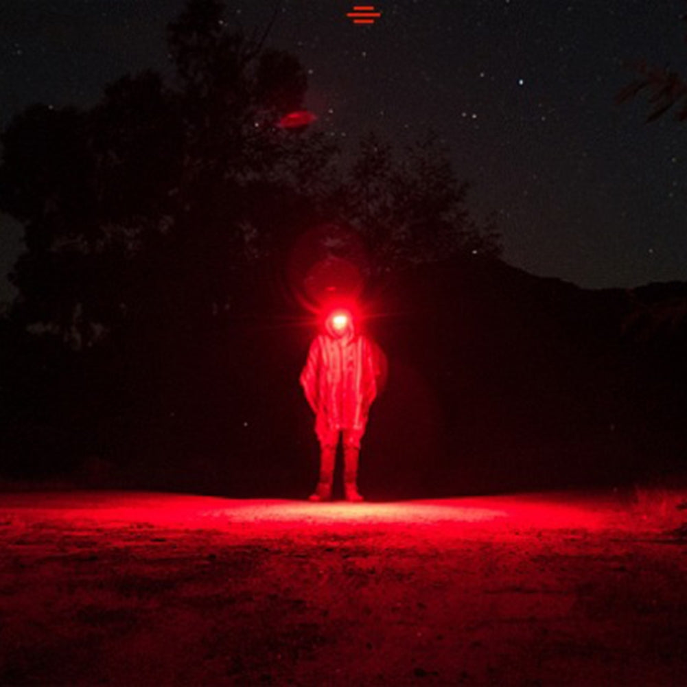 Headlamp USB Rechargeable Super Bright Motion Sensor Head Lamp Flashlight Water-proof LED Headlight With White Red Light black headband
