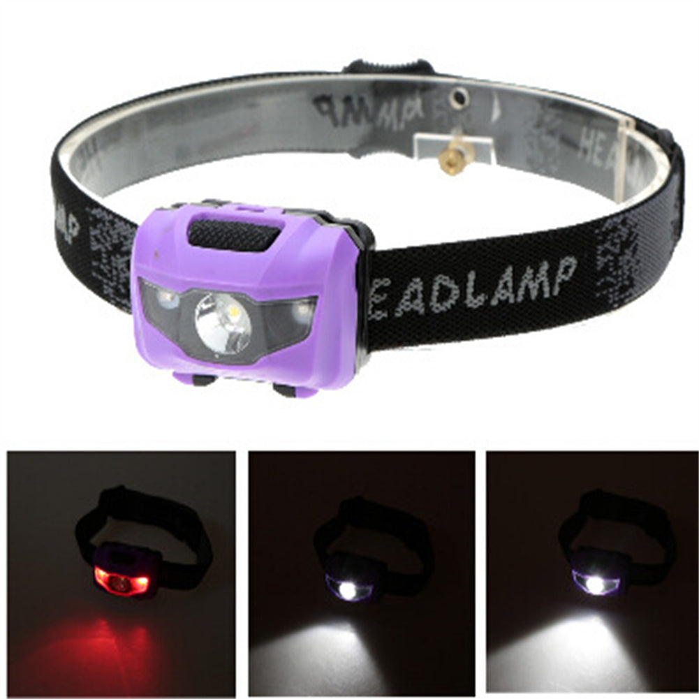 Outdoor Portable Headlamp 170 Degree Wide Range Adjustable Headlight For Fishing Tourism Hiking White