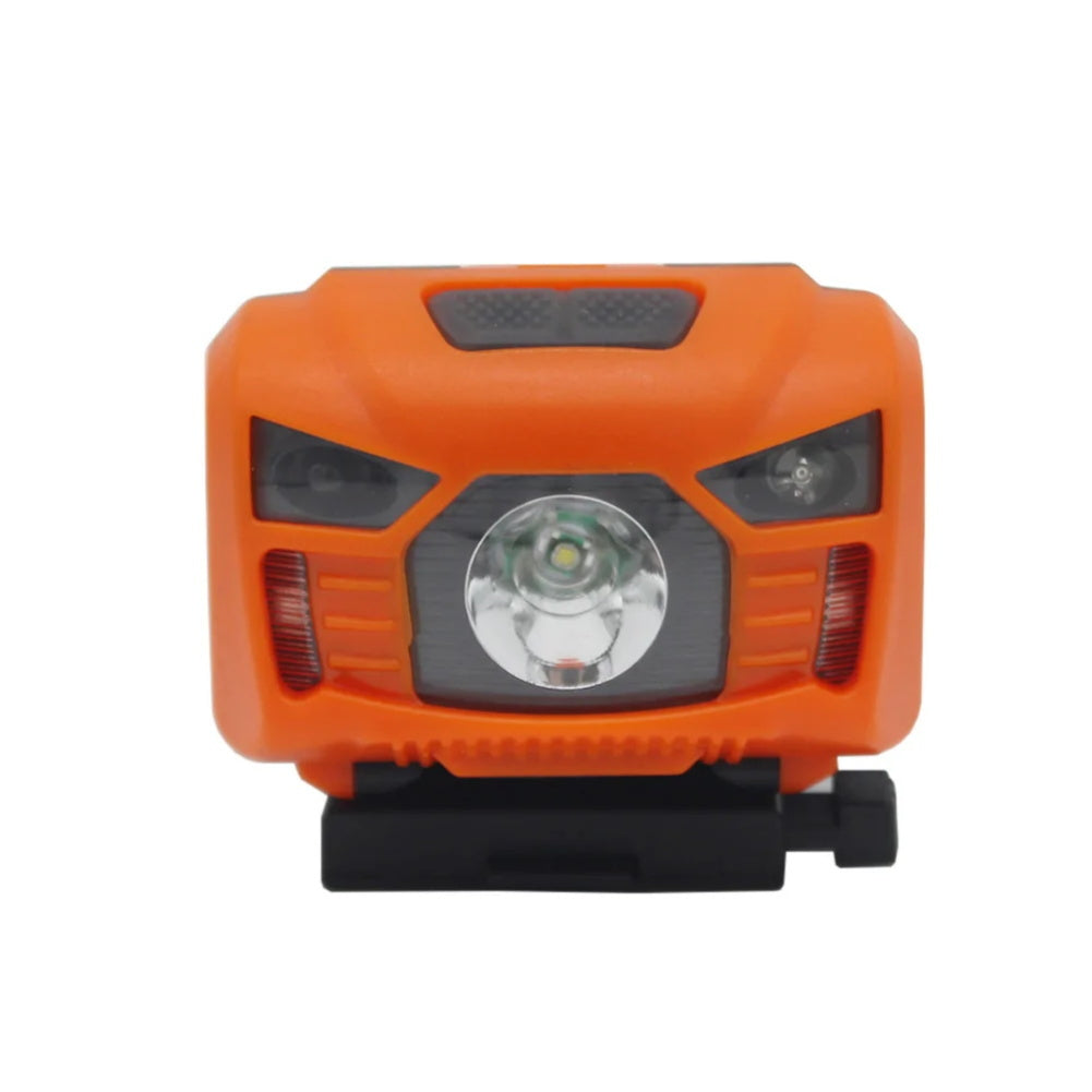 Q5 Helmet Light USB Charging Signal Light Sensor Headlamp For Hunting Fishing Waterproof For M88 Mich Holder Headlight green
