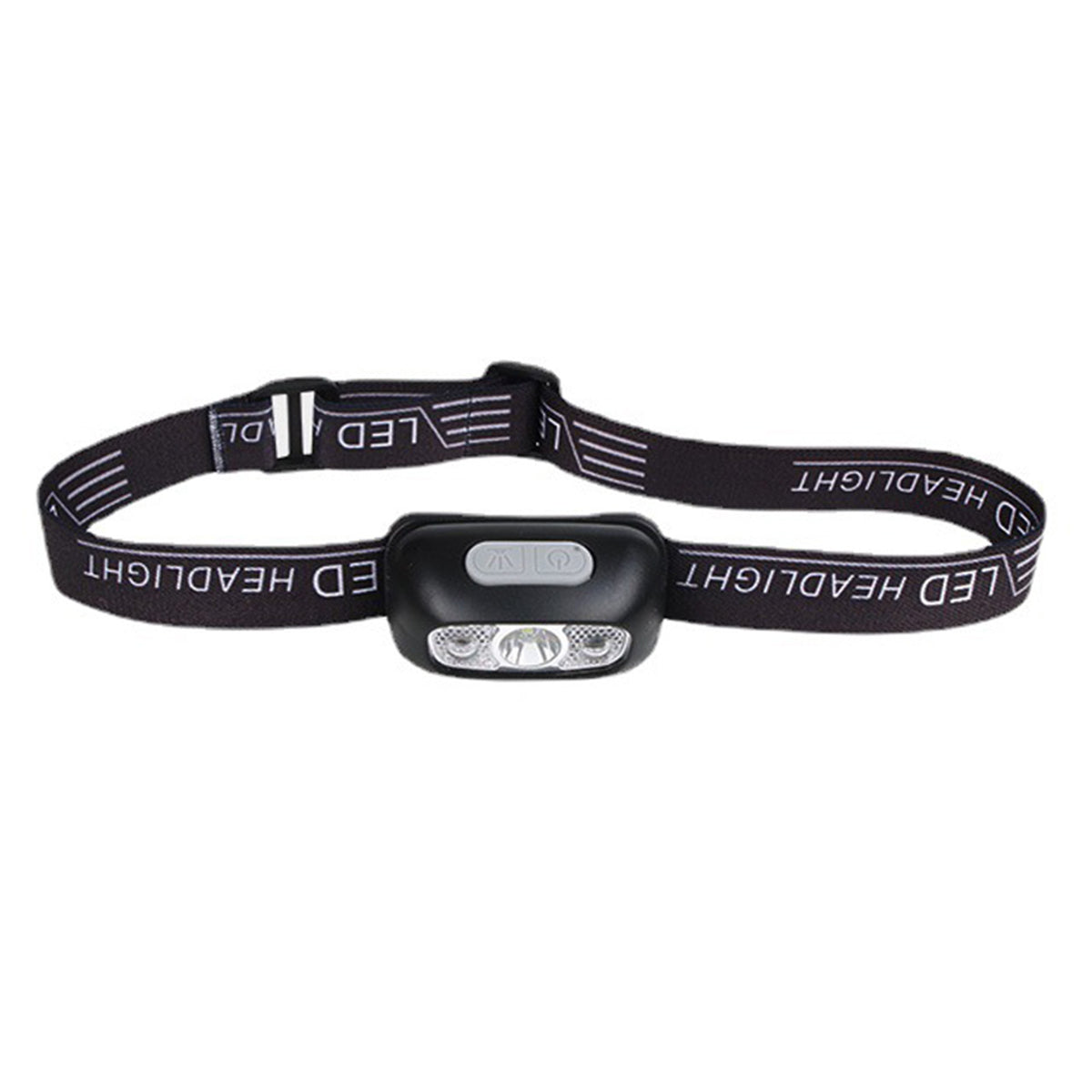 LED Headlamp With 2 Modes Outdoor Camping Headlamps 55 Azimuth Adjustment Lightweight Headlight For Outdoor Camping black