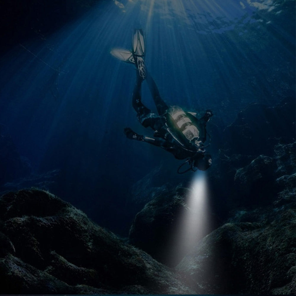 L2 Sst40 Dh06 Underwater Diving Headlight with Head Band High Power Led Head Flashlight Torch White Light