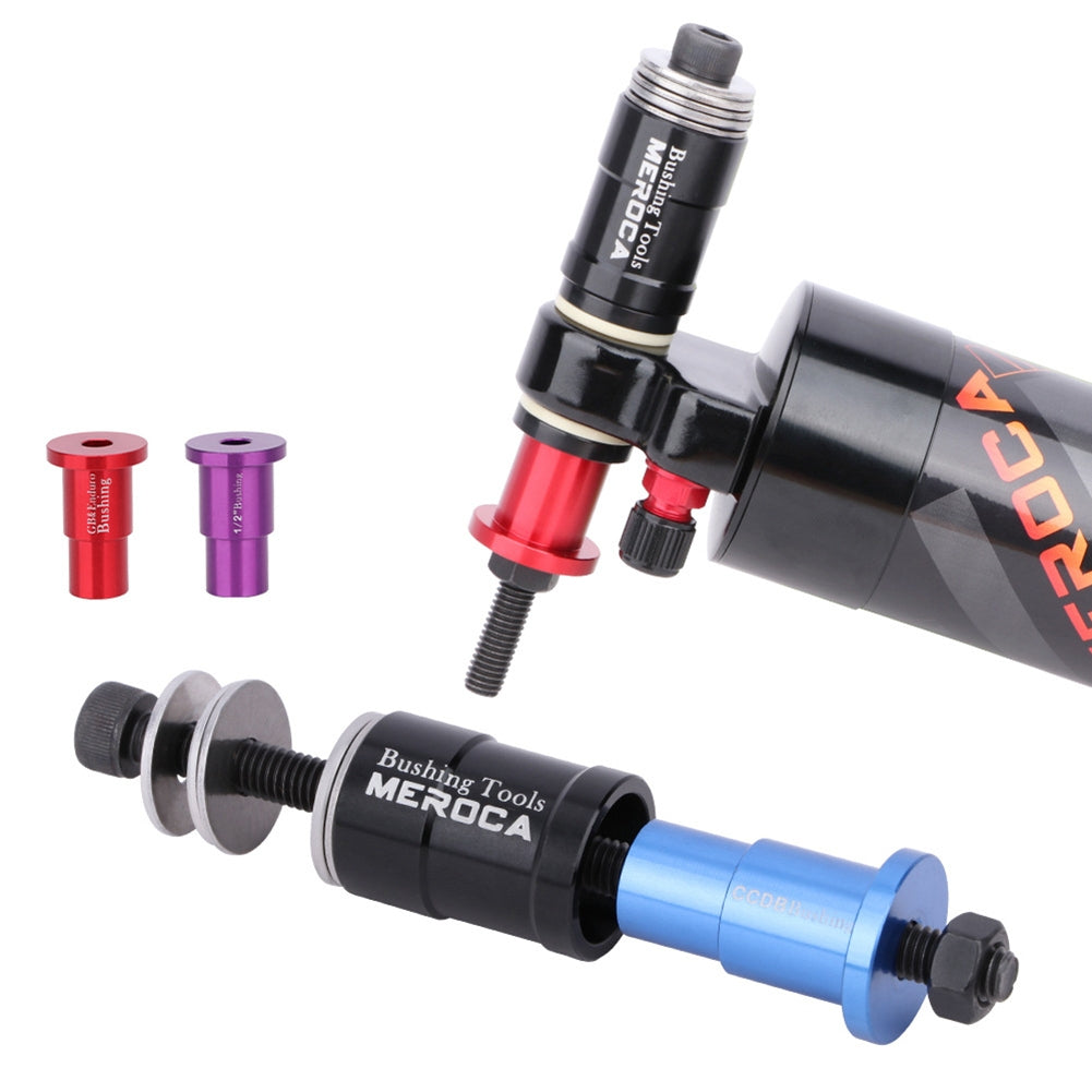 Bushing Removal Tool Aluminum Alloy Bushing Press-in Installation Bicycle Bike Shock Absorber Removal Wrench black