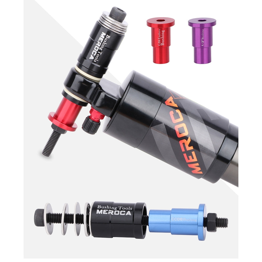 Bushing Removal Tool Aluminum Alloy Bushing Press-in Installation Bicycle Bike Shock Absorber Removal Wrench black