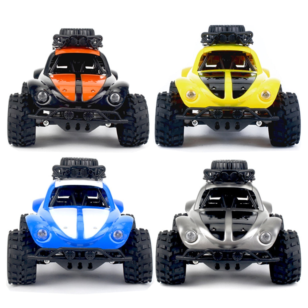 1:18 High-speed Off-road RC Car Toy 2.4g Rechargeable Classic Car Model Toy without headlights Silver