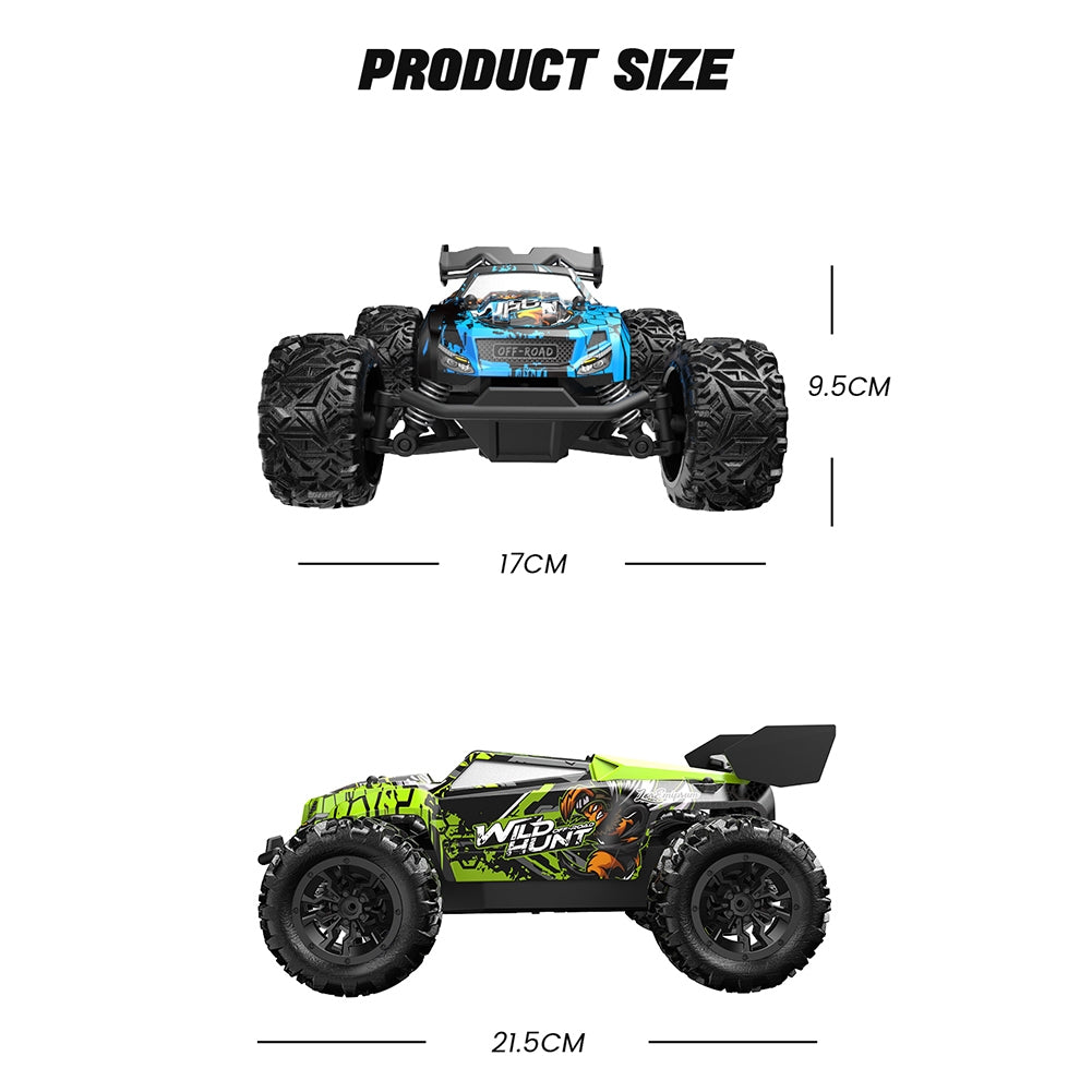 2.4g Remote Control Car 4wd Rc Drift Car 20km/h Power Motor Independent Shock Absorber Anti-crash Rc Vehicle S767-blue 1:20
