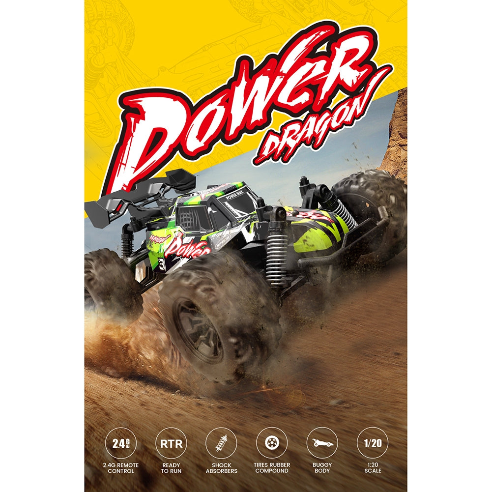 2.4g Remote Control Car 4wd Rc Drift Car 20km/h Power Motor Independent Shock Absorber Anti-crash Rc Vehicle S767-blue 1:20