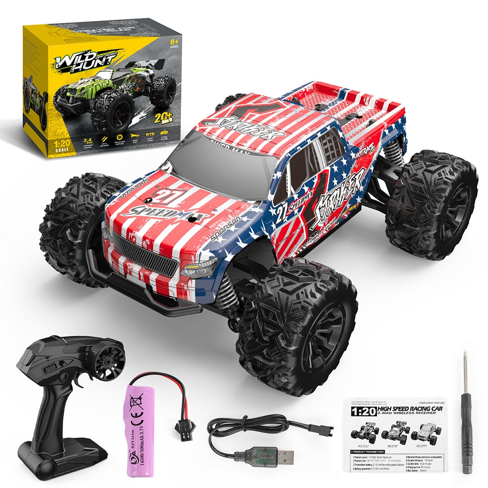2.4g Remote Control Car 4wd Rc Drift Car 20km/h Power Motor Independent Shock Absorber Anti-crash Rc Vehicle S777-US team 1:20