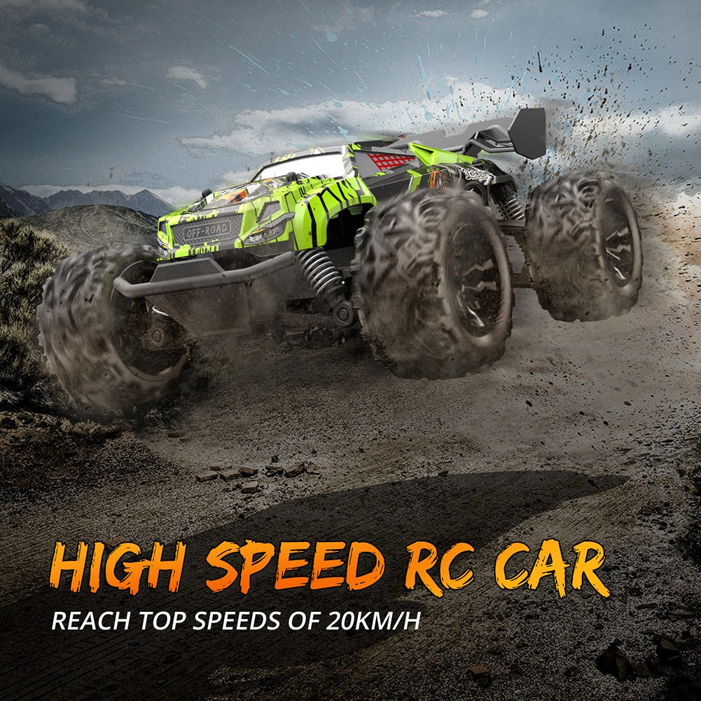 2.4g Remote Control Car 4wd Rc Drift Car 20km/h Power Motor Independent Shock Absorber Anti-crash Rc Vehicle S757-green 1:20