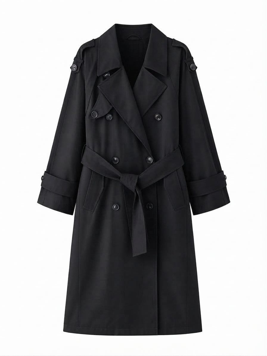 Grounded Oversized Trench Coat