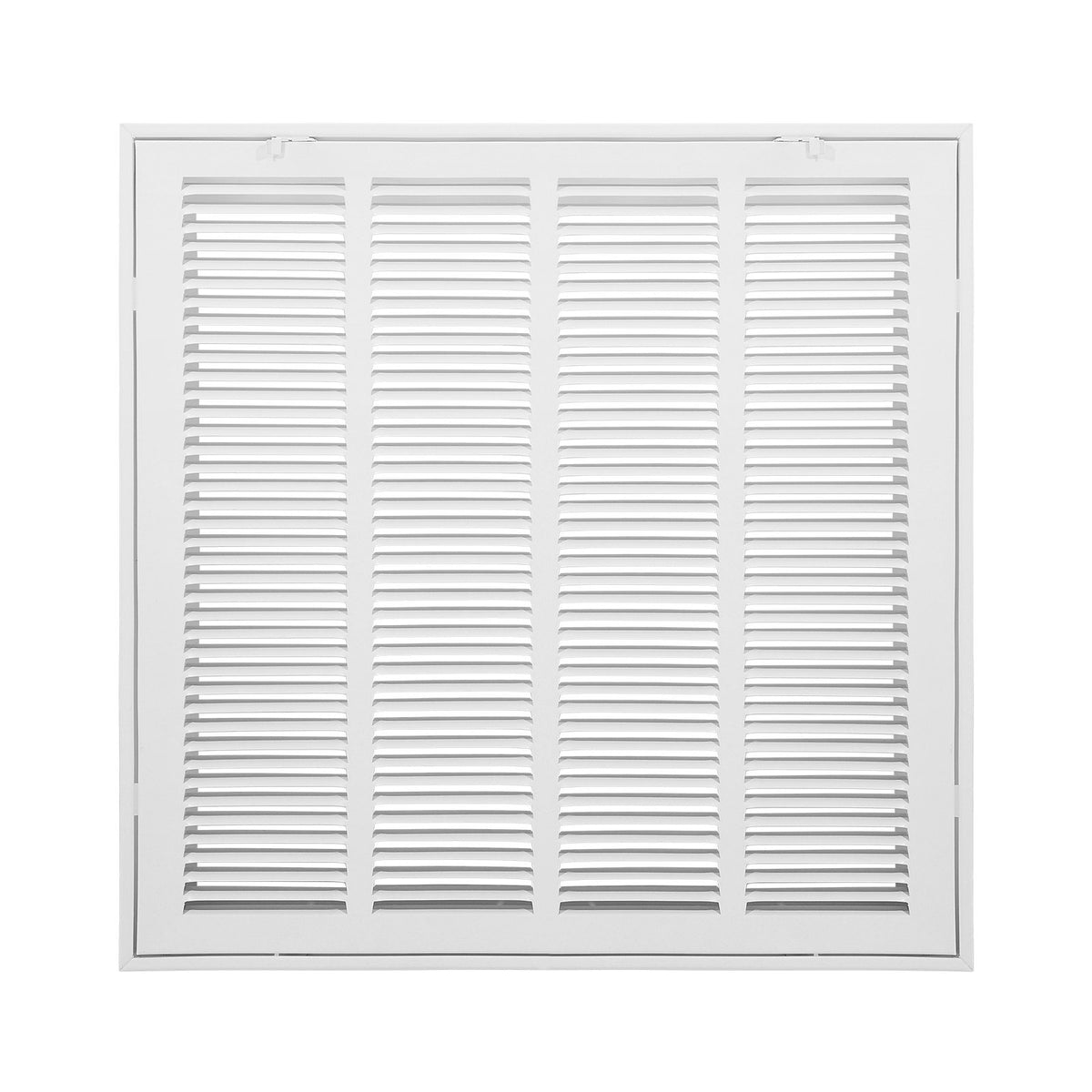 Return Air Filter Grille, Fits W20 x H20 Inch Duct Opening, Filter Not Included, Return Air Vent Cover for Wall, Powder-Coated Steel Return Air Grill Detachable Face/Door for 1 inch Filters