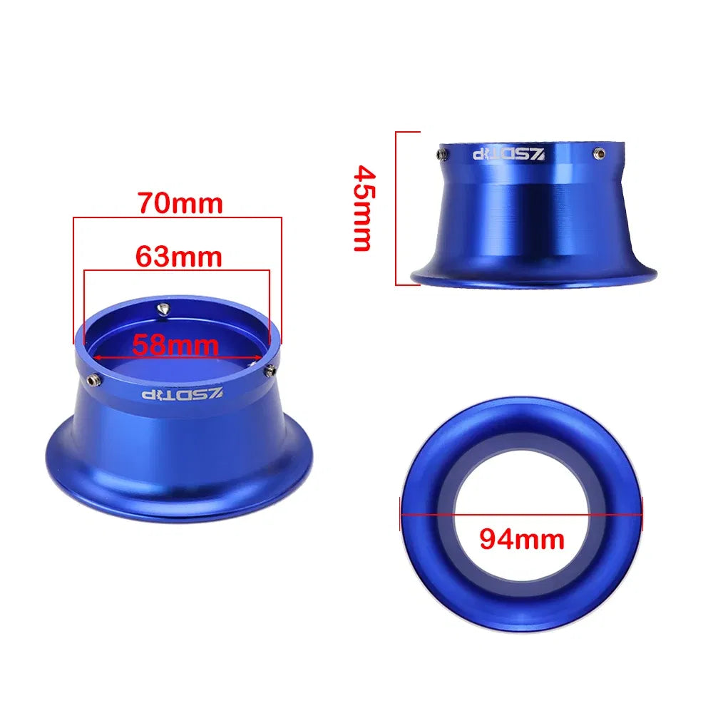 Color: Gold - ZSDTRP 63mm Motorcycle Modified Carburetor Air Filter Cup The Wind Cup Horn Cup for PWK Keihin 34 36 38 40 42mm Carburtor