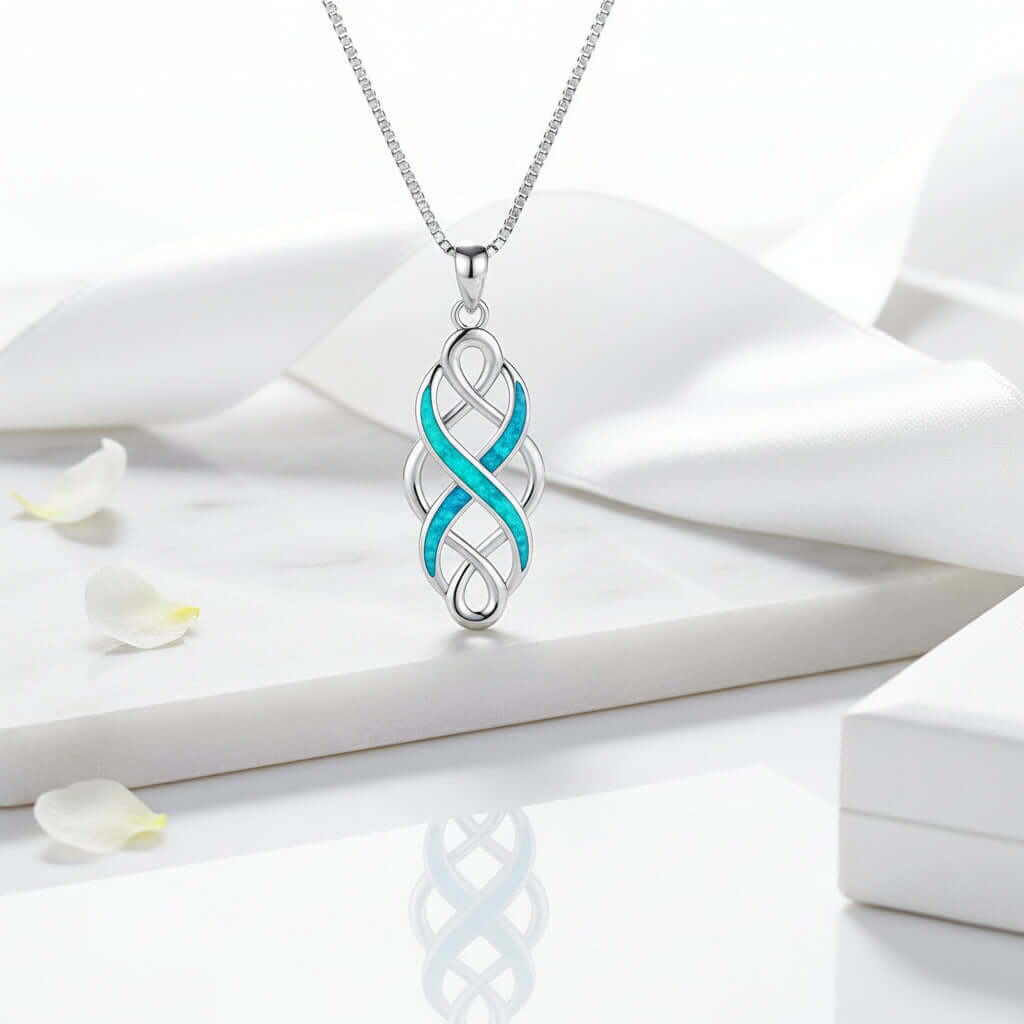 Irish Celtic Knot Pendant Necklace